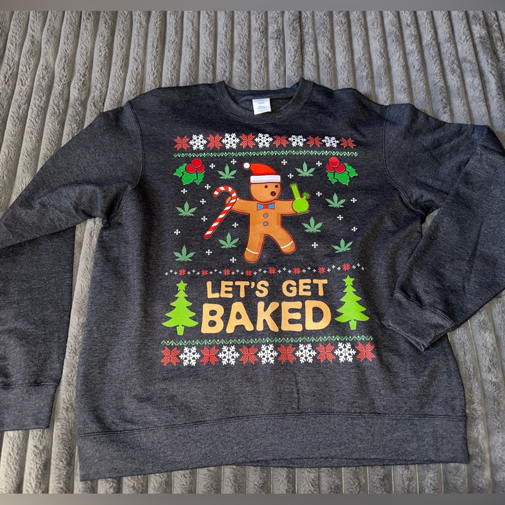 New “Let’s Get Baked” Holiday Pullover